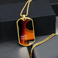 Worship Changes Everything | Acoustic Guitar Sunburst | Dog Tag Necklace - Givtz Back