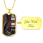 Worship Changes Everything | Electric Guitar Hollow | Dog Tag Necklace - Givtz Back