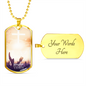 Worship YHWH | Raised Hands | Dog Tag Necklace - Givtz Back