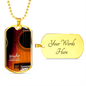 Worship Changes Everything | Acoustic Guitar Sunburst | Dog Tag Necklace - Givtz Back