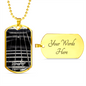 Worship Changes Everything | Guitar Neck | Dog Tag Necklace - Givtz Back