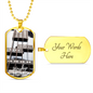 Worship Changes Everything | Bass Pickups | Dog Tag Necklace - Givtz Back