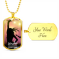 Worship Changes Everything | Female Singer Hand Raised | Dog Tag Necklace - Givtz Back