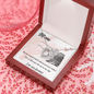 Love You Forever | Pianist Hands Mom | Pink | Necklace - Givtz Back