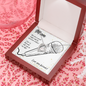 Love You Forever | Singer Mom | Gold Confetti | Necklace - Givtz Back
