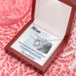 Love You Forever | Pianist Hands Mom | Blue | Necklace - Givtz Back