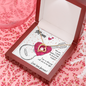 Love You Forever | Guitarist Mom | Hearts | Necklace - Givtz Back