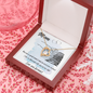 Love You Forever | Pianist Hands Mom | Blue | Necklace - Givtz Back