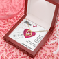 Love You Forever | Bassist Mom | Hearts | Necklace - Givtz Back