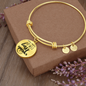When Words Fail Bass Guitar Speaks | Bangle Circle Pendant - Givtz Back