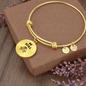 Be Still Flower | Bangle Circle Pendant - Givtz Back