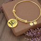When Words Fail Bass Speaks | Bangle Circle Pendant - Givtz Back