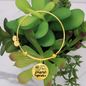 When Words Fail Piano Speaks | Bangle Circle Pendant - Givtz Back