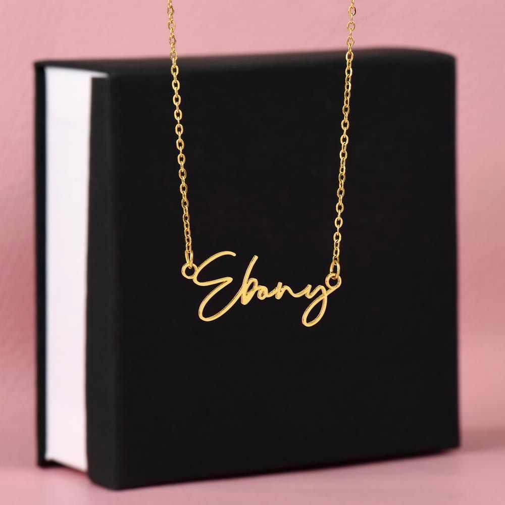 Custom Handwriting Name Necklace | Gift for Mom, Daughter, Granddaughter, Sister, (Future) Wife, Girlfriend, or BFF