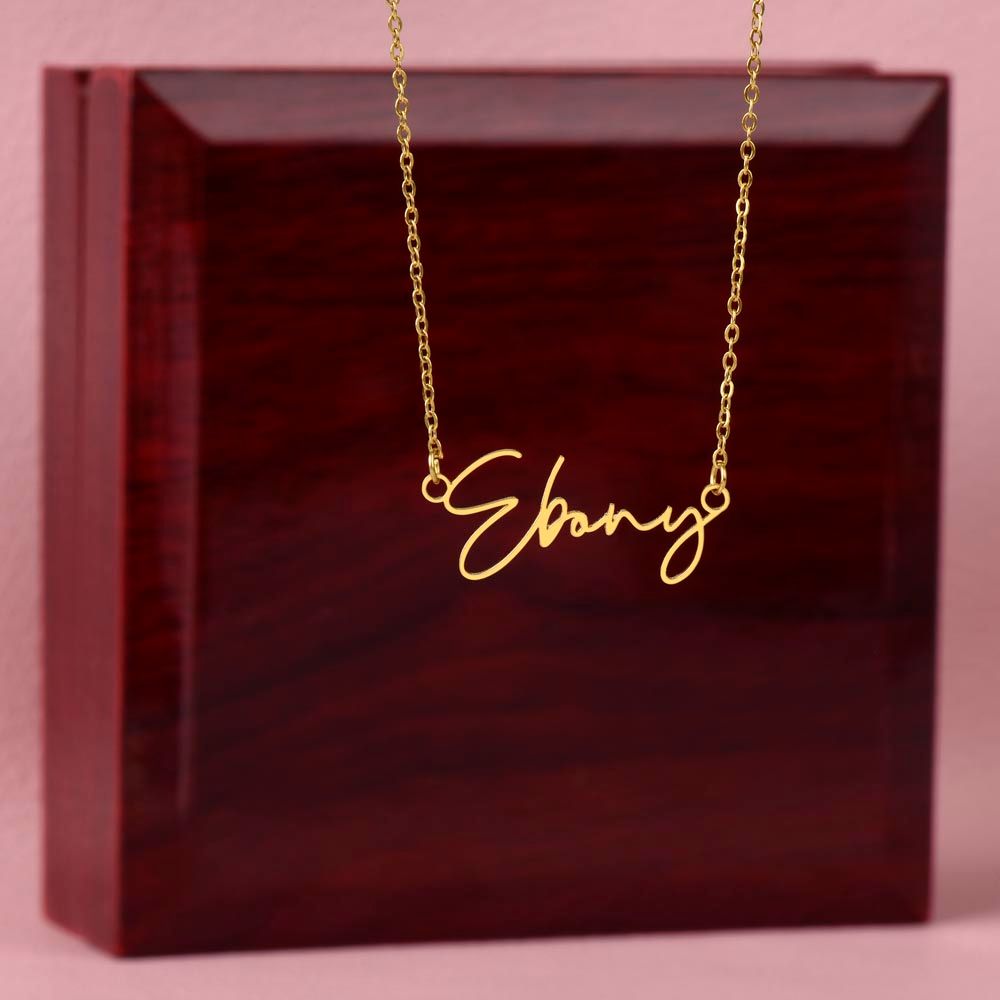 Custom Handwriting Name Necklace | Gift for Mom, Daughter, Granddaughter, Sister, (Future) Wife, Girlfriend, or BFF