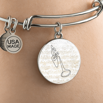 Trumpet Sheet Music | Circle Bangle | Gift for Trumpetist - Givtz Back