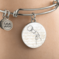 Microphone Sheet Music | Circle Bangle | Gift for Singer - Givtz Back
