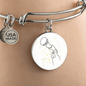 Microphone Music Notes | Circle Bangle | Gift for Singer - Givtz Back