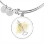 Trumpet Gold Splatter | Circle Bangle | Gift for Trumpetist - Givtz Back