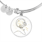 Head Phones Gold Stars | Circle Bangle | Gift for Music Lover - Givtz Back