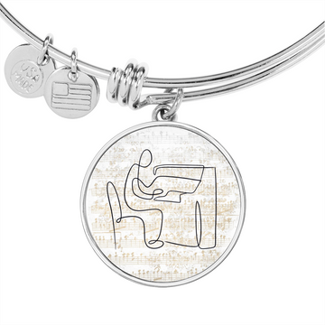 Piano Sheet Music | Circle Bangle | Gift for Pianist - Givtz Back