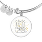 Guitars Gold Stars | Circle Bangle | Gift for Guitarist - Givtz Back