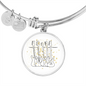 Guitars Gold Stars | Circle Bangle | Gift for Guitarist - Givtz Back