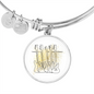 Guitars Gold Splatter | Circle Bangle | Gift for Guitarist - Givtz Back