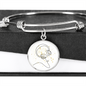 Head Phones Gold Stars | Circle Bangle | Gift for Music Lover - Givtz Back