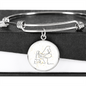 Grand Piano Music Notes | Circle Bangle | Gift for Pianist - Givtz Back