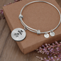 Be Still Flower | Bangle Circle Pendant - Givtz Back