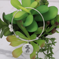 Be Still Flower | Bangle Circle Pendant - Givtz Back
