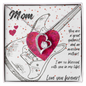 Love You Forever | Electric Guitarist Mom | Hearts | Necklace - Givtz Back