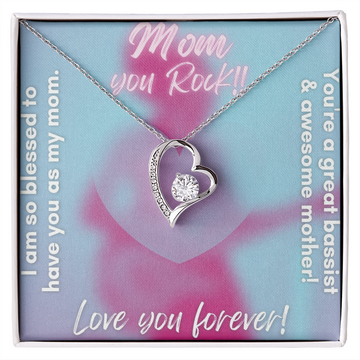 Love You Forever | Mom | Bass Player | Necklace - Givtz Back