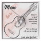 Love You Forever | Guitarist Mom | Pink | Necklace - Givtz Back