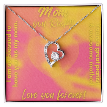 Love You Forever | Mom | Pianist | Necklace - Givtz Back