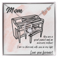 Love You Forever | Pianist Mom | Pink | Necklace - Givtz Back