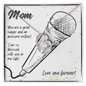 Love You Forever | Singer Mom | Gold Confetti | Necklace - Givtz Back