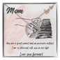 Love You Forever | Pianist Hands Mom | Pink | Necklace - Givtz Back