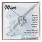 Love You Forever | Bassist Mom | Blue | Necklace - Givtz Back