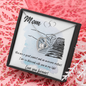 Love You Forever | Pianist Hands Mom | Blue | Necklace - Givtz Back