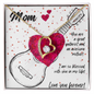 Love You Forever | Guitarist Mom | Hearts | Necklace - Givtz Back