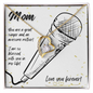 Love You Forever | Singer Mom | Gold Confetti | Necklace - Givtz Back
