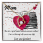 Love You Forever | Pianist Hands Mom | Hearts | Necklace - Givtz Back