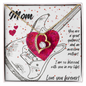 Love You Forever | Electric Guitarist Mom | Hearts | Necklace - Givtz Back