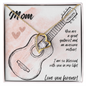 Love You Forever | Guitarist Mom | Pink | Necklace - Givtz Back