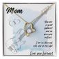 Love You Forever | Bassist Mom | Blue | Necklace - Givtz Back