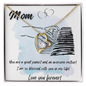 Love You Forever | Pianist Hands Mom | Blue | Necklace - Givtz Back