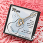 Love You Forever | Guitarist Mom | Blue | Necklace - Givtz Back