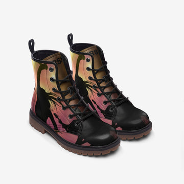 Casual Leather Lightweight boots Singer Female - Givtz Back